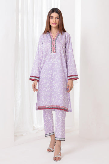 Bonanza Satrangi Lavender Lawn Suit Rsk222p30 Eid Pret 2022 Online Shopping